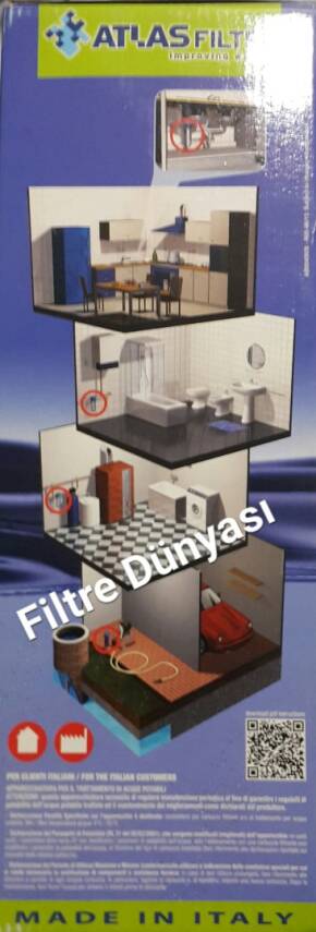 3/4 GİRİŞ ÇIKIŞ DAİRE TİPİ ARITMA ANASU GİRİŞ ÜÇLÜ 3/4 - 6