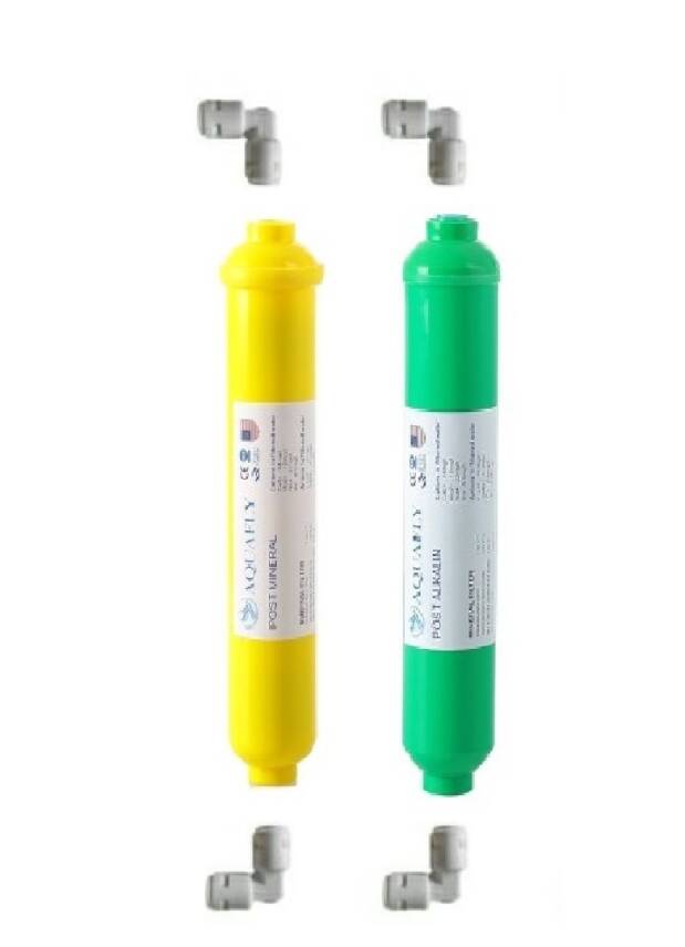 AQUA FLY Su Arıtma Cihazı için Mineral Filtre Ve Alkali Filtre 2li Set YEDEK - 1