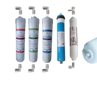 AQUA FLY Su Arıtma Cihazı Filtresi 12" İnline 5Lİ Set KAPALI KASA CİHAZ UYUMLU