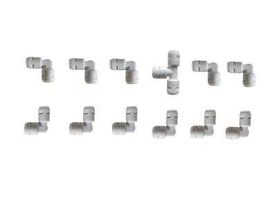 AQUA FLY Su Arıtma Cihazı Filtresi 12" Inline 7 FİLTRE 10 AŞAMA ( DETOX ve 4in1 ) KAPALI KASA CİHAZ UYUMLU  - 7