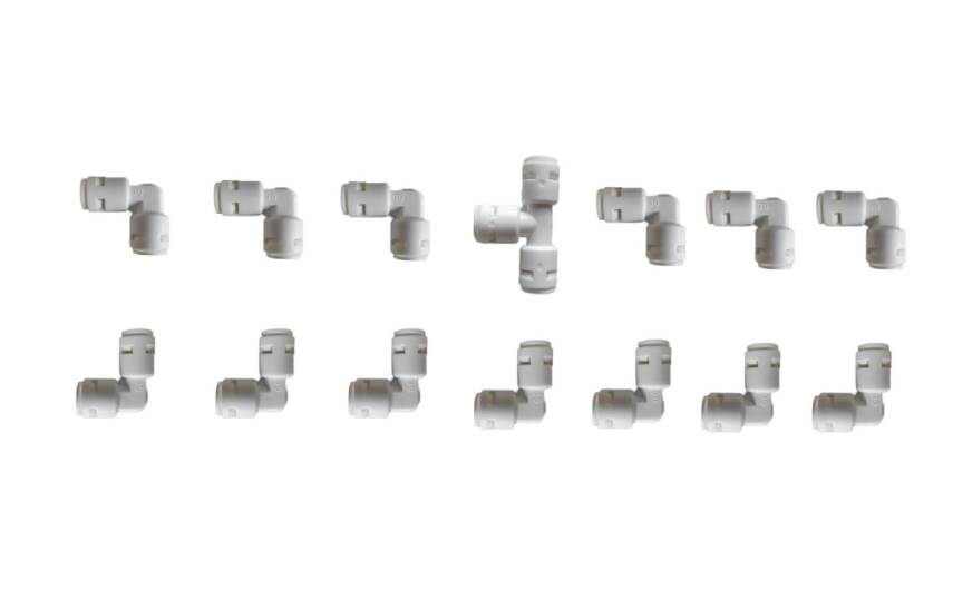 AQUAFLY Su Arıtma Cihazı Filtresi 12" İNLİNE 8 FİLTRE 11 AŞAMA Su Arıtma Filtresi KAPALI KASA CİHAZ UYUMLU - 5