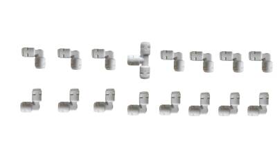 AQUAFLY Su Arıtma Cihazı Filtresi 12" İNLİNE 9 Filtre 12 Aşama Su Arıtma Filtresi KAPALI KASA CİHAZ UYUMLU - 5