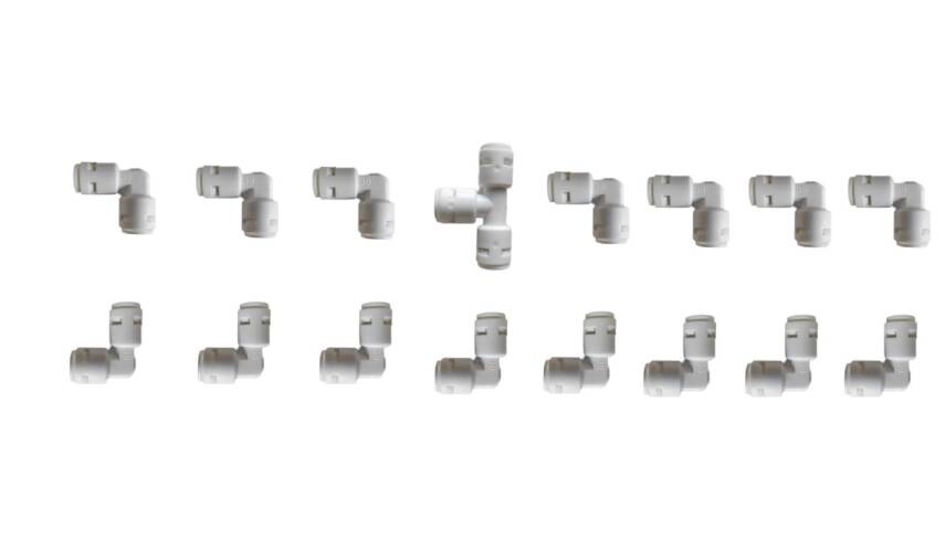 AQUAFLY Su Arıtma Cihazı Filtresi 12" İNLİNE 9 Filtre 12 Aşama Su Arıtma Filtresi KAPALI KASA CİHAZ UYUMLU - 5