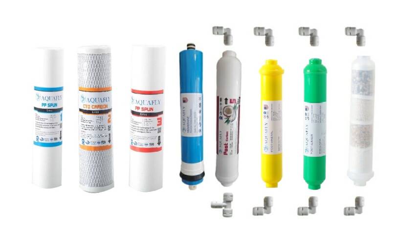 AQUAFLY Su Arıtma Filtresi 8li Takım Arıtıcı Filtresi BİO-CERAMİC YEDEK 10' AÇIK KASA UYUMLU - 1