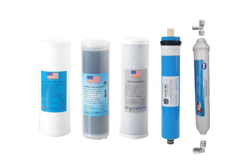 TRUST WATER İHLAS AURA CEBİLON COMPACT UYUMLU Su Arıtma Filtresi TAKIM 5li Set ÇİFT KARBONLU 10" AÇIK KASA CİHAZ UYUMLU - 1