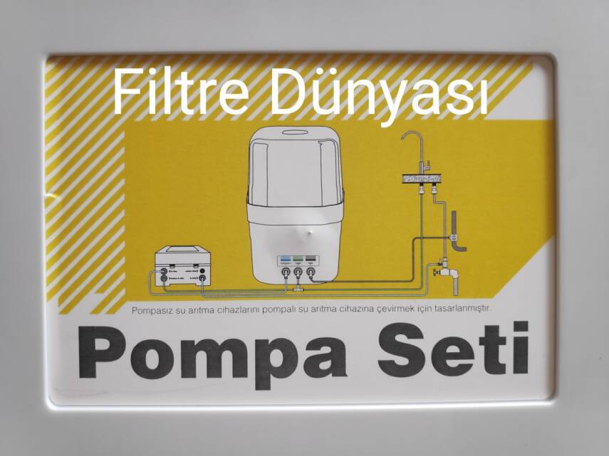 AQUA FLY Pompasız Su Arıtma Cihazı Için Pompa Seti Reverse Osmosis Uyumlu 24v 1,2 A Pompa Seti KUTULU - 1