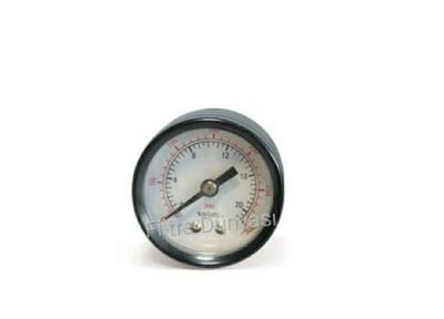 AQUA FLY  Su Arıtma Cihazı için basınç ölçer ( manometre )  1/4 Dişli Dirsekli Membran Kapağına Takılır