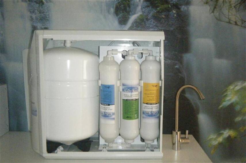 AQUA FLY Tezgah Üstü Su Arıtma Cihazı Filtresi 4lü SET Filmtec Membranlı - 4