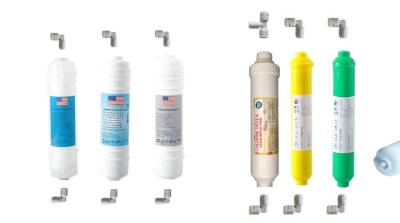 TRUST WATER Kapalı Kasa Su Arıtma Cihazı Filtresi  12" İnline 6LI Yedek ALKALİ MİNERAL YEDEK SET ( MEBRANSIZ )