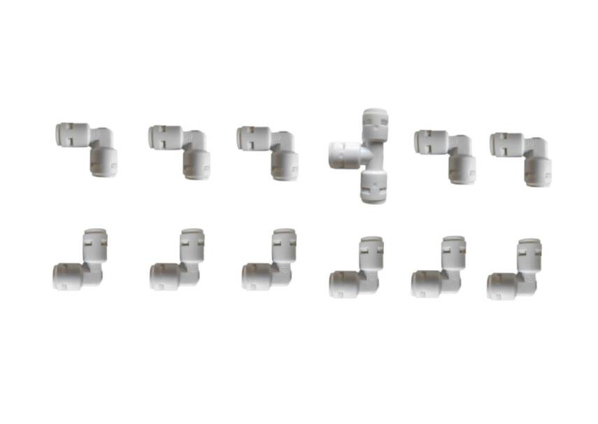 TRUST WATER Kapalı Kasa Su Arıtma Cihazı Filtresi  12" İnline 6LI Yedek ALKALİ MİNERAL YEDEK SET ( MEBRANSIZ ) - 8