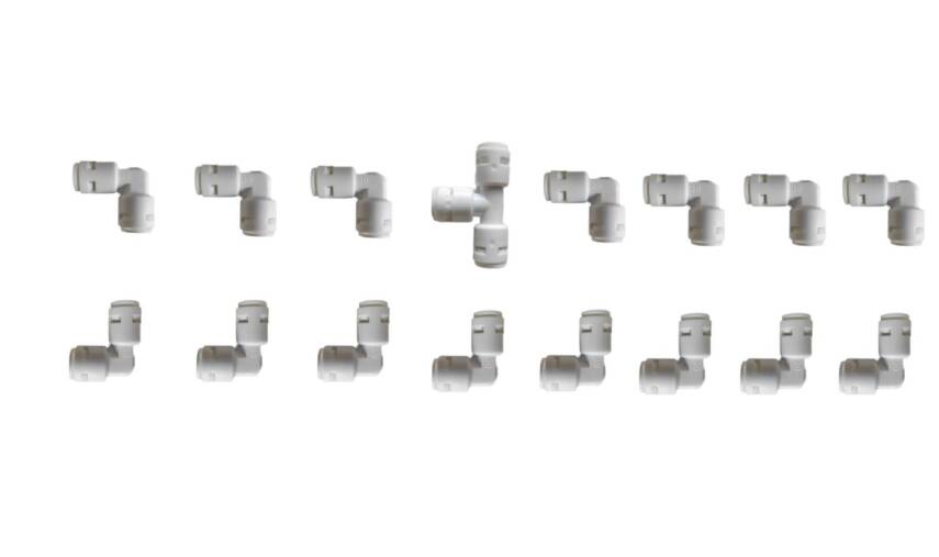 TRUST WATER Kapalı Kasa Su Arıtma Cihazı Filtresi 12" İnline  8lİ Alkalin Mineral Bio Ceramic İnfrared YEDEK - 8