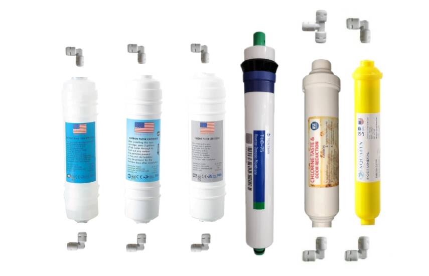 TRUST WATER Kapalı Kasa Su Arıtma Cihazı Filtresi 12" İnline Pentair Membranlı 6LI YEDEK MİNERAL - 1