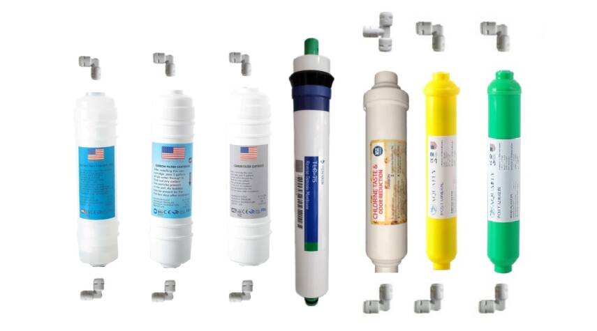 TRUST WATER Kapalı Kasa Su Arıtma Cihazı Filtresi 12" İnline Pentair Membranlı 6LI YEDEK  ALKALİ MİNERAL - 1