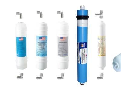 TRUST WATER Su Arıtma Cihazı Filtresi İnline LG Mebranlı 5li Takım KAPALI KASA CİHAZ UYUMLU