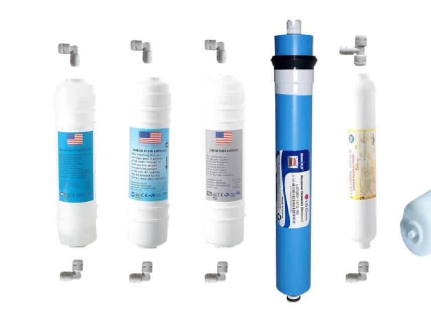 TRUST WATER Su Arıtma Cihazı Filtresi İnline LG Mebranlı 5li Takım KAPALI KASA CİHAZ UYUMLU - 1