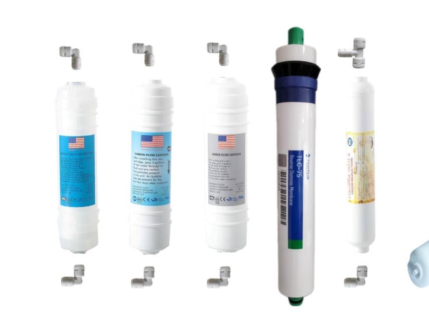 TRUST WATER Kapalı Kasa Su Arıtma Cihazı Filtresi  PENTAİR  Mebranlı İNLİNE 5Lİ Set - 1