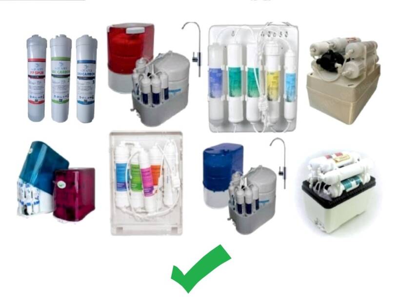 TRUST WATER Kapalı Kasa Su Arıtma Cihazı Filtresi VONTRON Mebranlı İNLİNE 5Lİ Takım  - 2