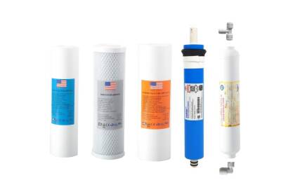TRUST WATER Su Arıtma Cihazı Filtresi 5li Set Su Arıtma Filtresi Filmtec Membranlı AÇIK KASA CİHAZ UYUMLU