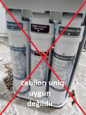 TRUST WATER Açık Kasa Su Arıtma Cihazı Filtresi Çift Karbonlu FİLMTEC MEBRANLI 5li TAKIM  - 5