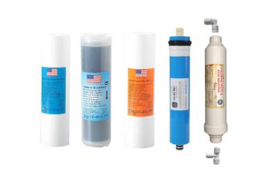 TRUST WATER Su Arıtma Cihazı Filtresi 5li Set UDF TEK KARBONLU Arıtıcı Filtresi 10" AÇIK KASA CİHAZ UYUMLU